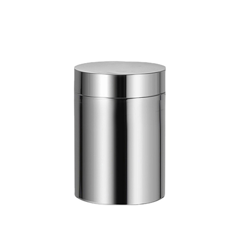 Thickened Tea Canister Stainless Steel Airtight Coffee Bean Container For Coffee Tea Cocoa Pasta