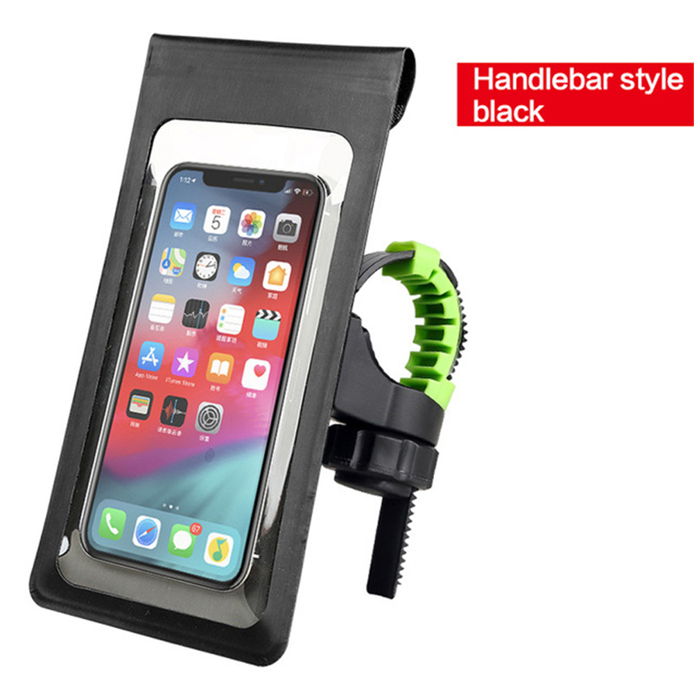 Waterproof Bicycle Phone Bag Touch Screen Quick Release Bike Motorcycle Handlebar Rearview Mirror Phone Stands Bag