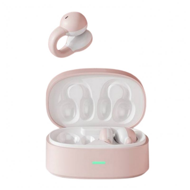 Wireless Bluetooth Headphones Bone Conduction Ear Clip Earphone Hi-Fi Music Sports Headset