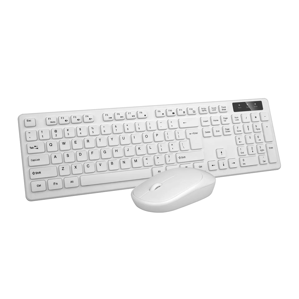 Wireless Bluetooth Keyboard Mouse Set 2.4g Plug-Play Waterproof Keyboard Mouse For Desktop Laptop Compact