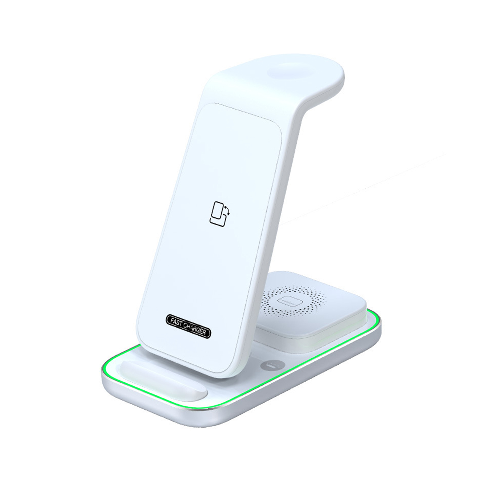 Wireless Charging Stand Wireless Charger with Night Light for Headphones Watch Mobile Phone