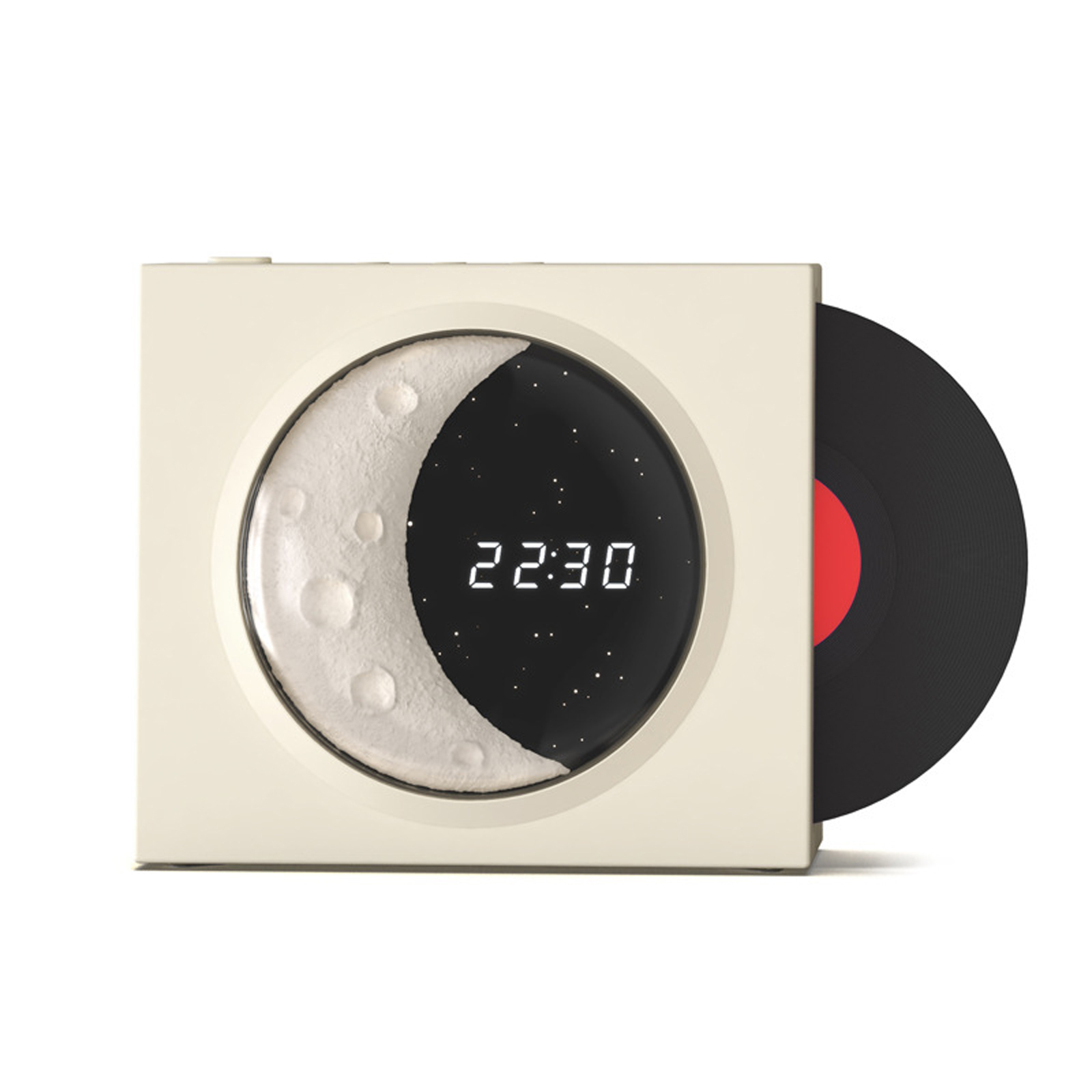 X09 Moon Clock Speaker Hifi Bluetooth Player Vinyl Nostalgia Large Volume Desktop Outdoor Small Audio