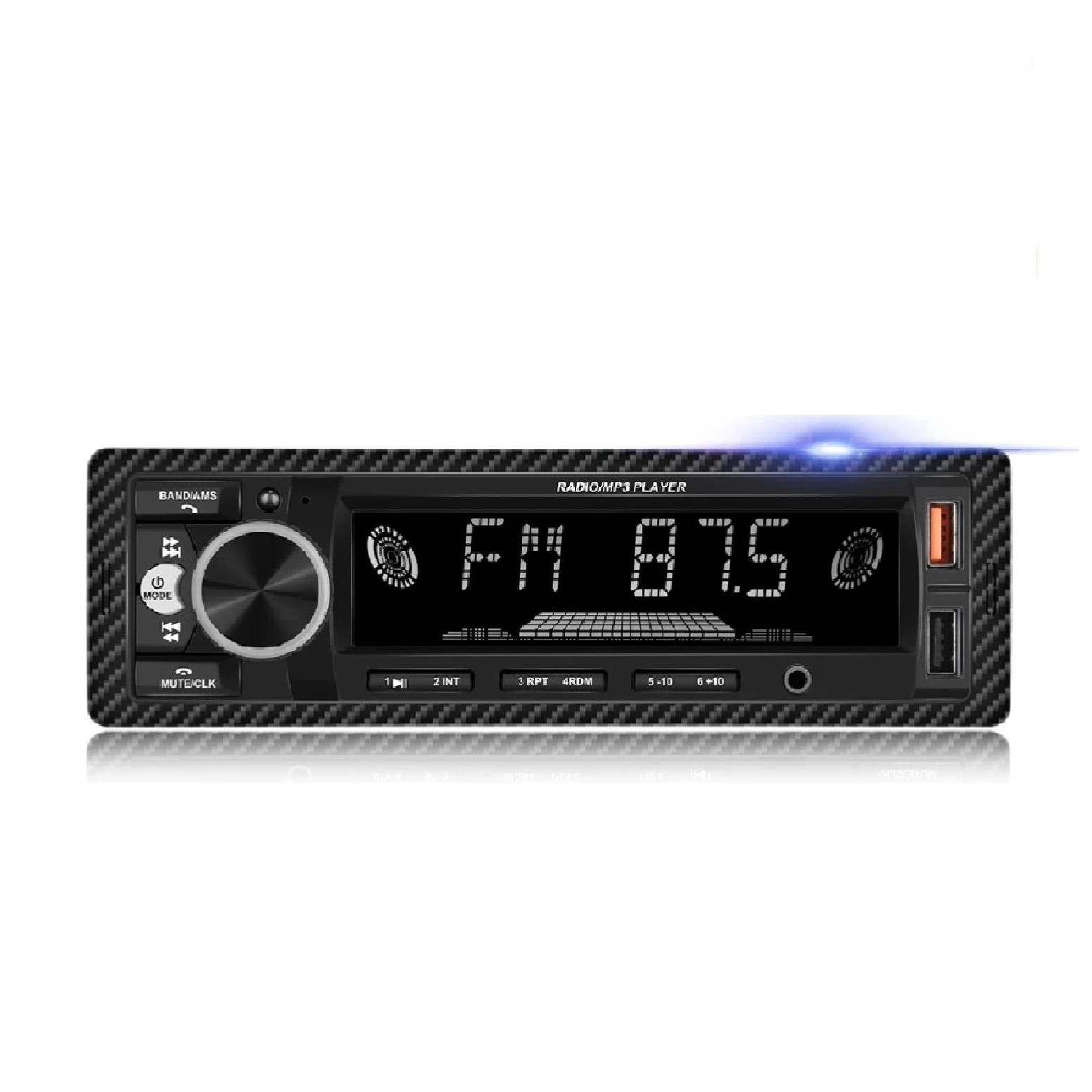 1 Din 890 Car Mp3 Player Dual Bluetooth Backlight Fm Radio U Disk Aux Multimedia Player