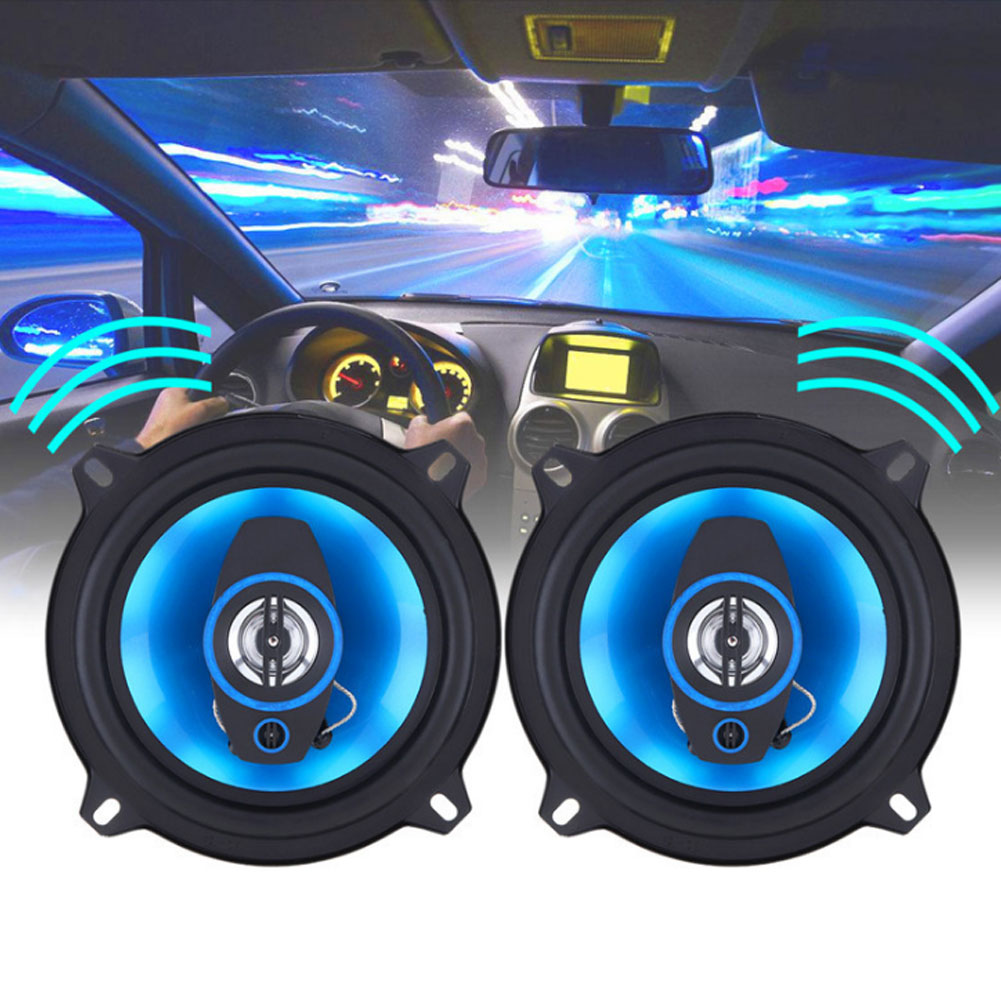 1 Pair Car  Horn  Audio 5-inch Coaxial Horn External Magnetic Type Moving Coil Type Moisture-proof Audio Speaker 1371 Car Parts