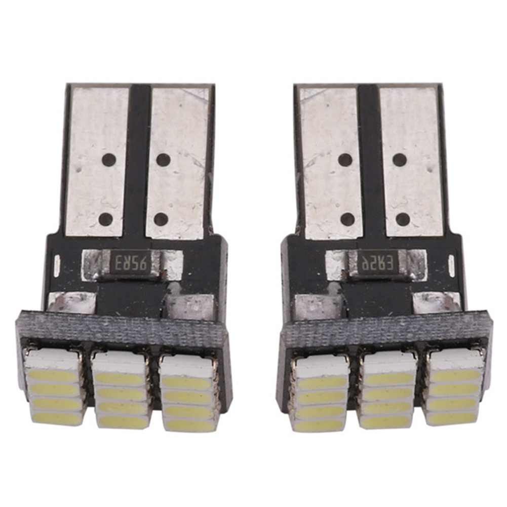 1 Pair Car Led License Plate Light Width Lamp Roof Reading Lights T10-1206-12smd Instrument Modified Light
