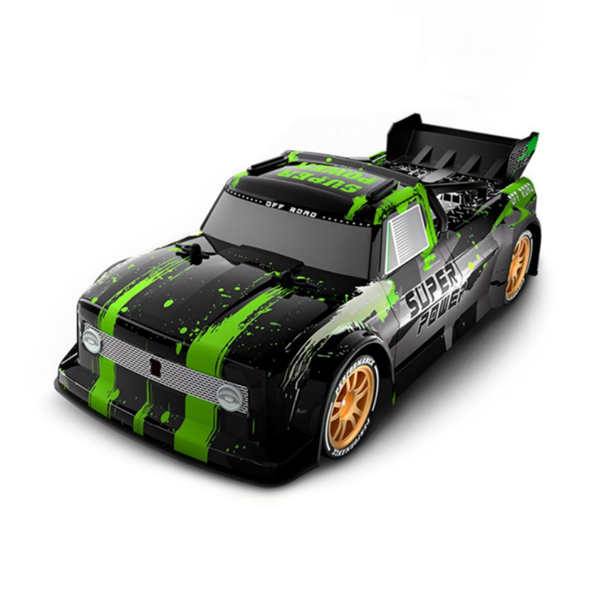 1:16 2.4g Remote Control Car with Spray Light 4wd High Speed Brushless RC Drift Car