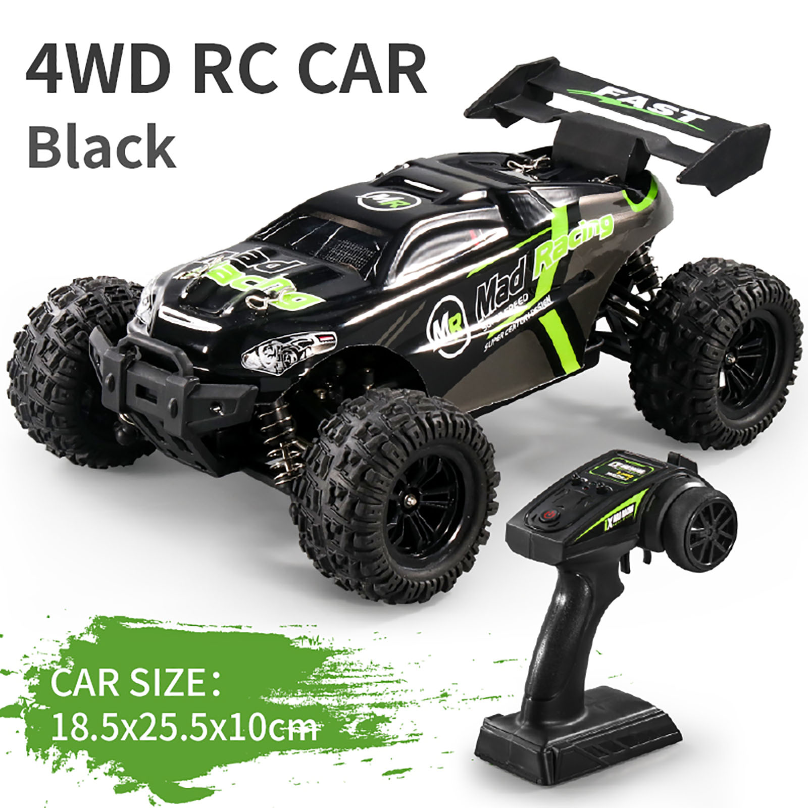 1:18 Remote Control Car 2.4G 4WD 35+km/H High Speed Off-Road Vehicle Remote Control Car
