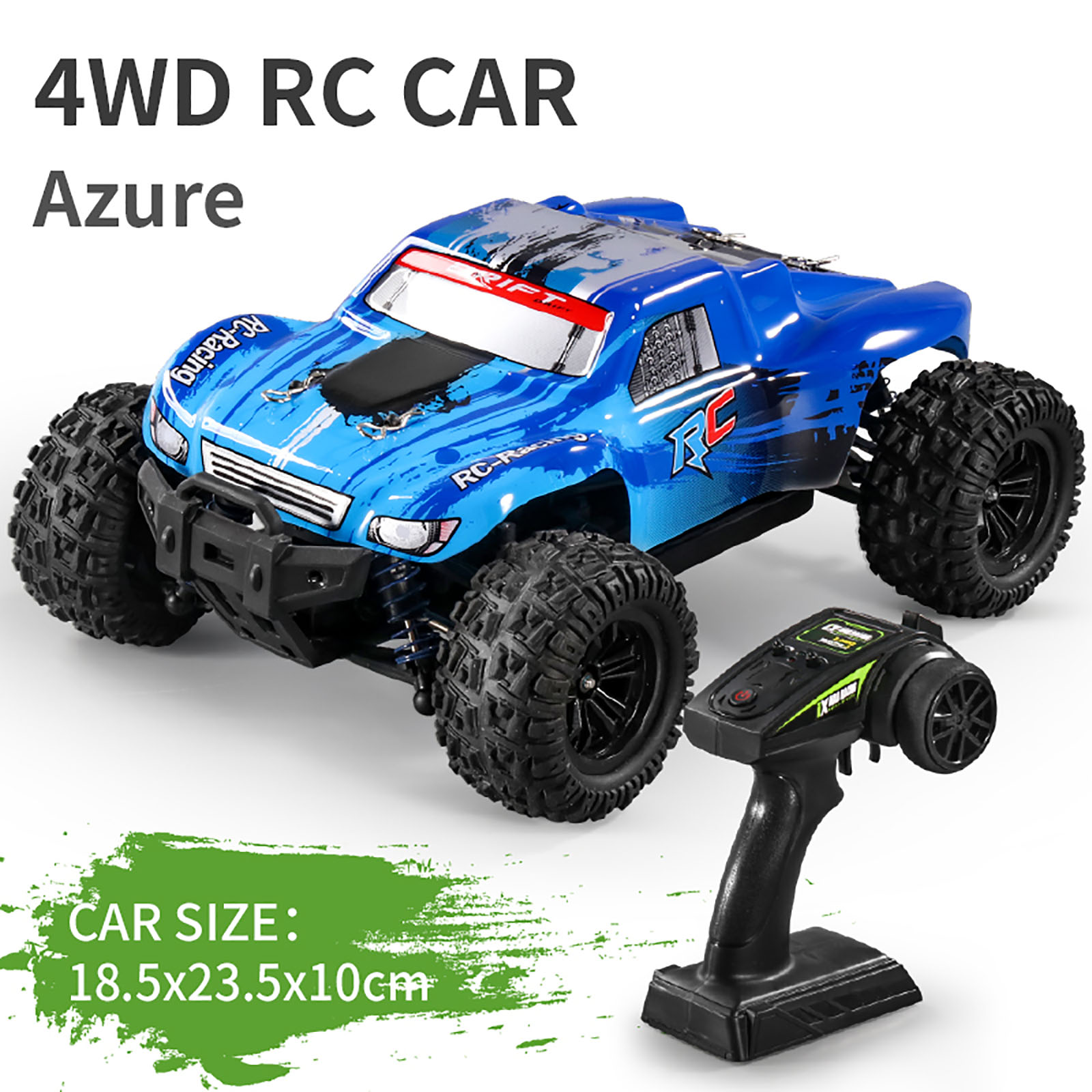 1:18 Remote Control Car 2.4G 4WD 35+km/H High Speed Off-Road Vehicle Remote Control Car