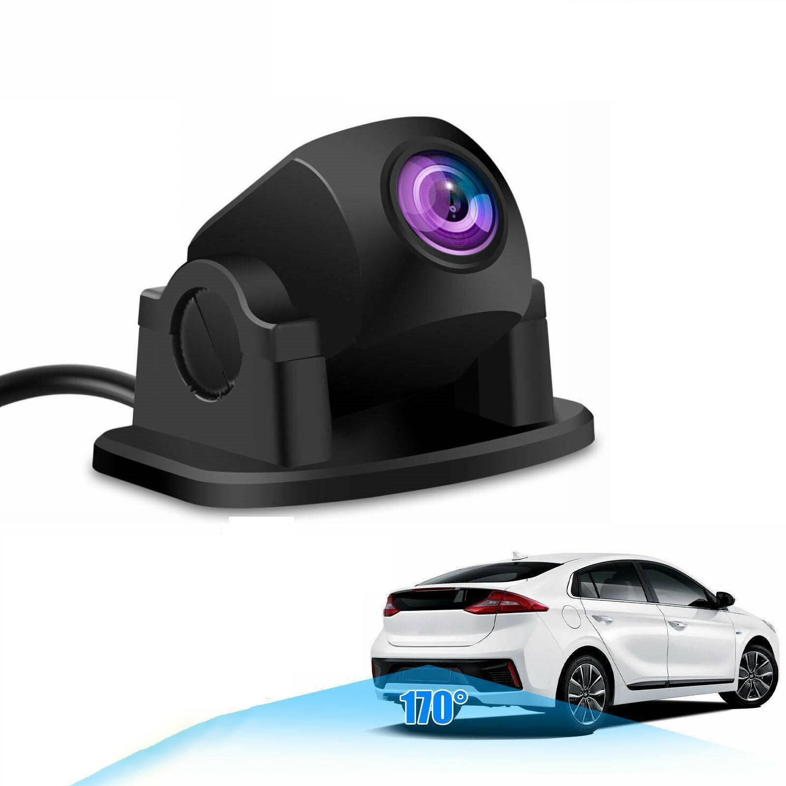 170-degree Hd Cmos Car Backup Camera Front Side Rear View Camcorder Parking Reversing Night Vision Device