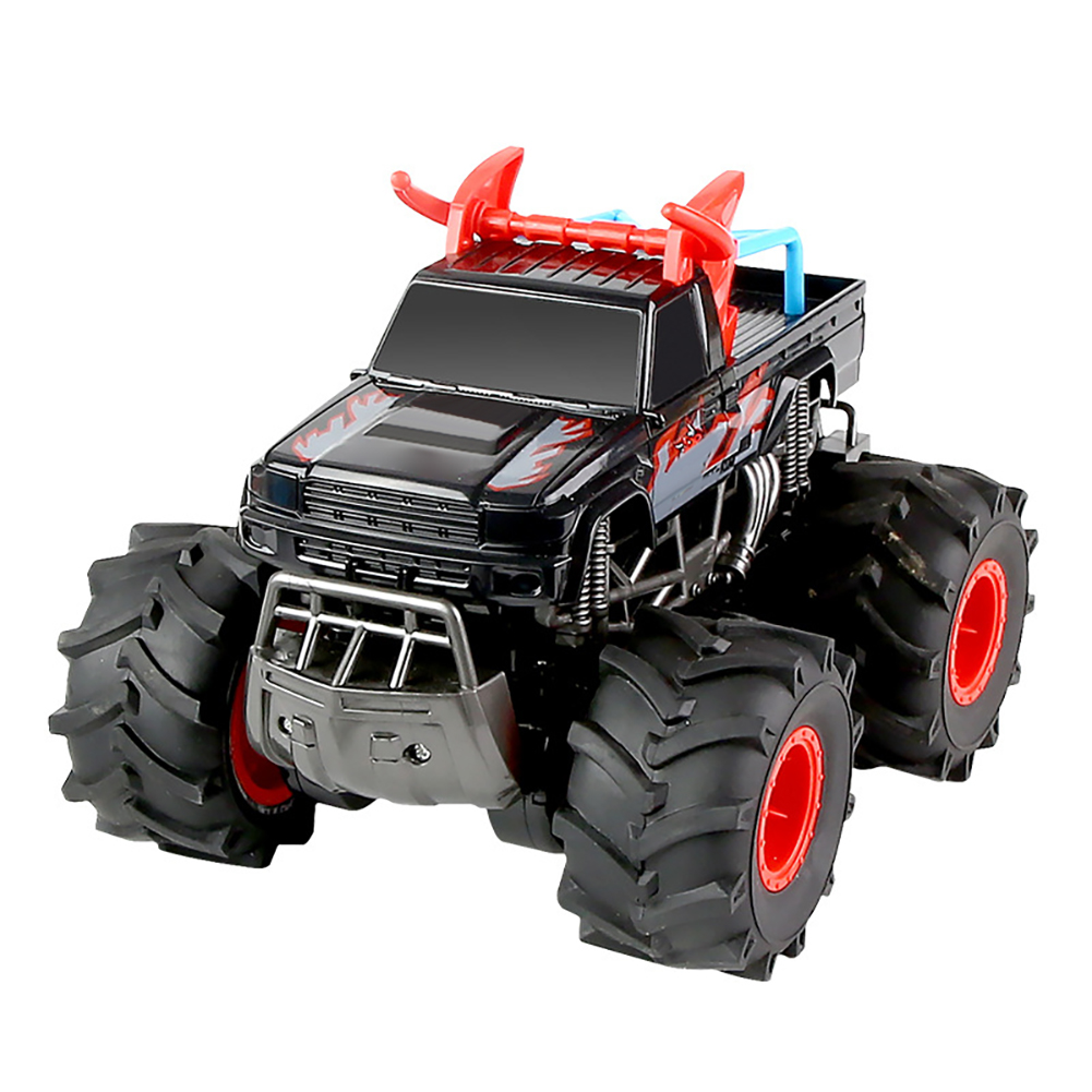 2.4g Remote Control Amphibious Climbing Car 4wd Long Battery Life Double-Sided Stunt Vehicle