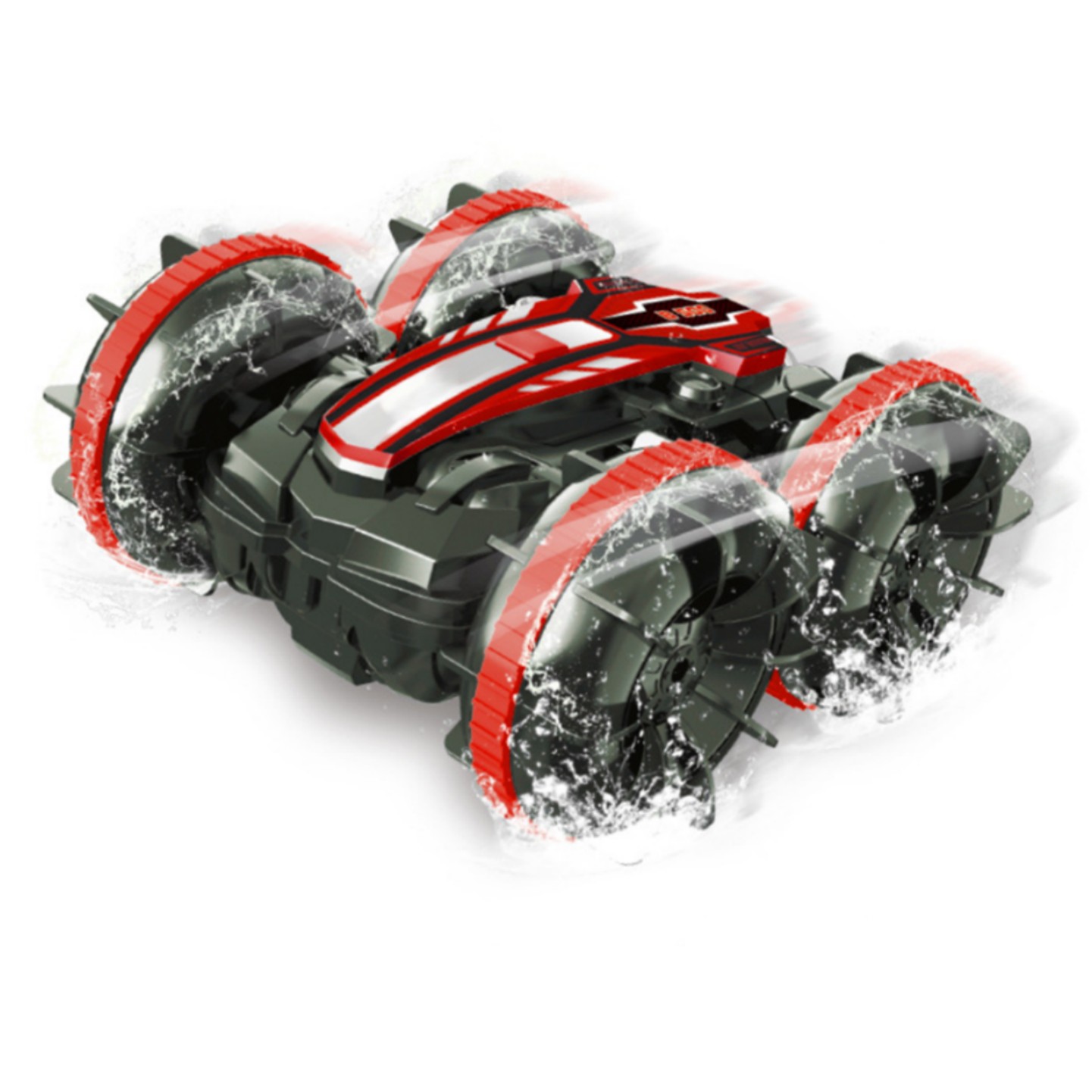 2.4ghz Amphibious Remote Control Car Wireless Electric Double-sided Stunt Off-road Vehicle Toys for Kids