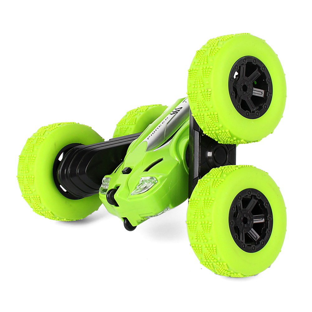 2.4ghz Remote Control Car Double Sided Tumbling 360 Degree Rotating Stunt Car With Light Gifts For Children