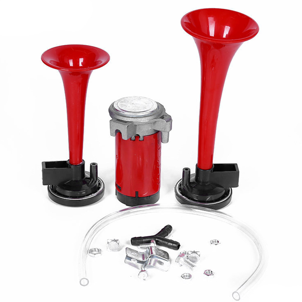 2PCS Car Air Horn Air Sound Signal Beep For Car 12V Loud Electric Horn Sound Speakers For Cars