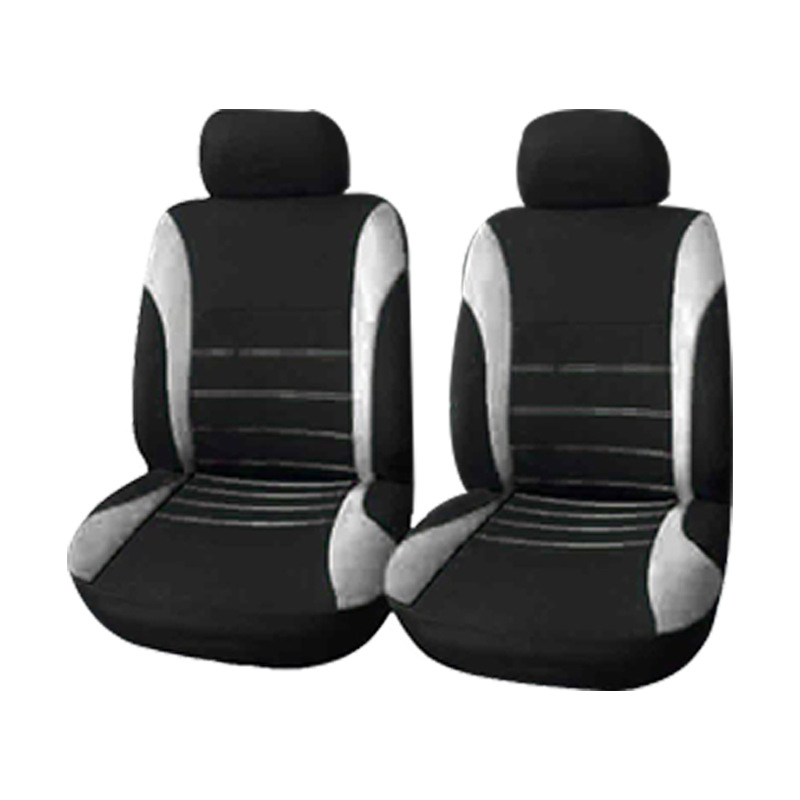 4pcs/set Car seat Cover Protector Seat Comfortable Dustproof Headrest Front Seat Covers Blue black