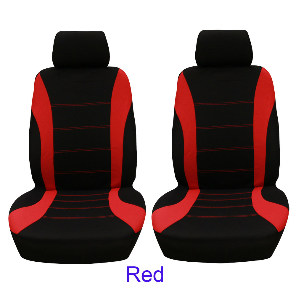 4pcs/set Car seat Cover Protector Seat Comfortable Dustproof Headrest Front Seat Covers Blue black