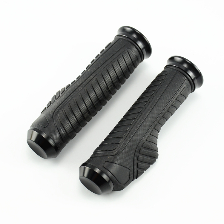 7/8" 22mm Motorcycle Refit Accessories Saving Labor Handlebar Rubber Sleeve with Clip