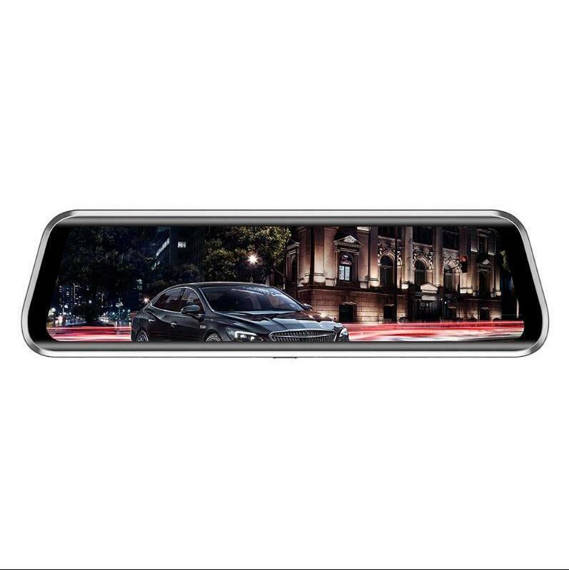 9.66 Inch Touch Car Rearview Mirror DVR Camera 2.5D IPS 1280*480 screen + full screen touch Support 1080p front recording 2MP camera 9.66 inch screen Dashcam dash cam T900