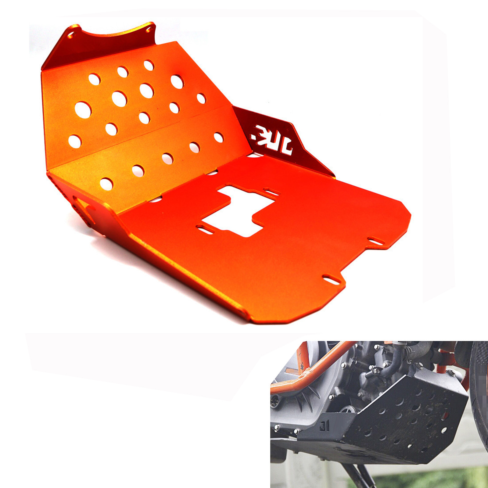Aluminum Motorcycle Engine Guard Protector Skid Plate For KTM DUKE 390 13-16