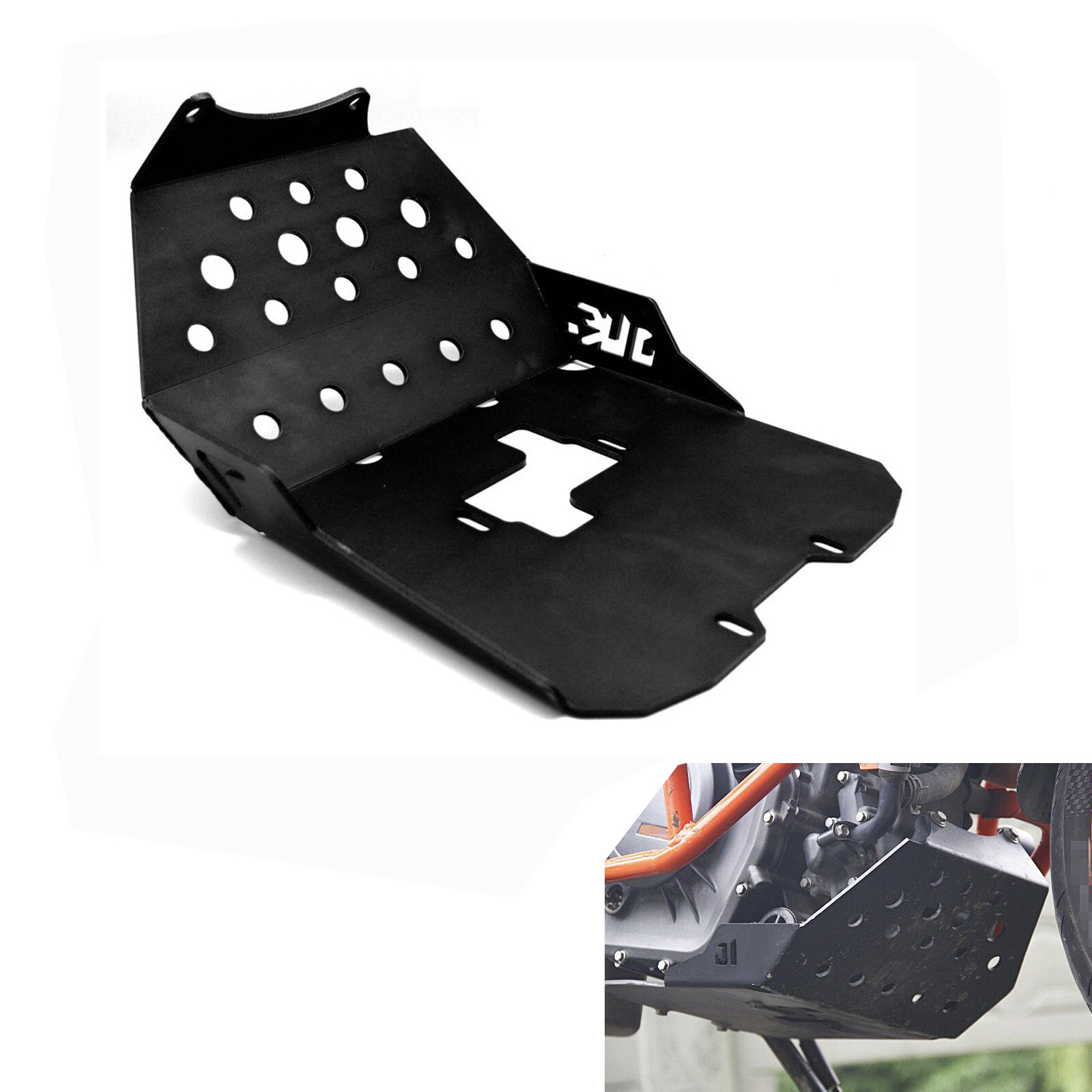 Aluminum Motorcycle Engine Guard Protector Skid Plate For KTM DUKE 390 13-16