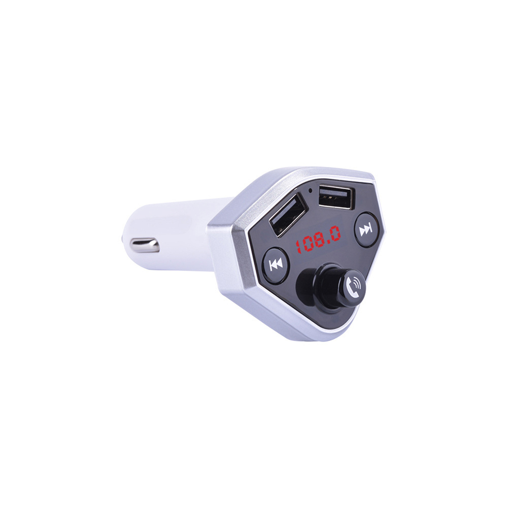 B4 12V 24V Car Cigarette Lighter Socket USB Charger MP3 Player Bluetooth Hands-free Ro