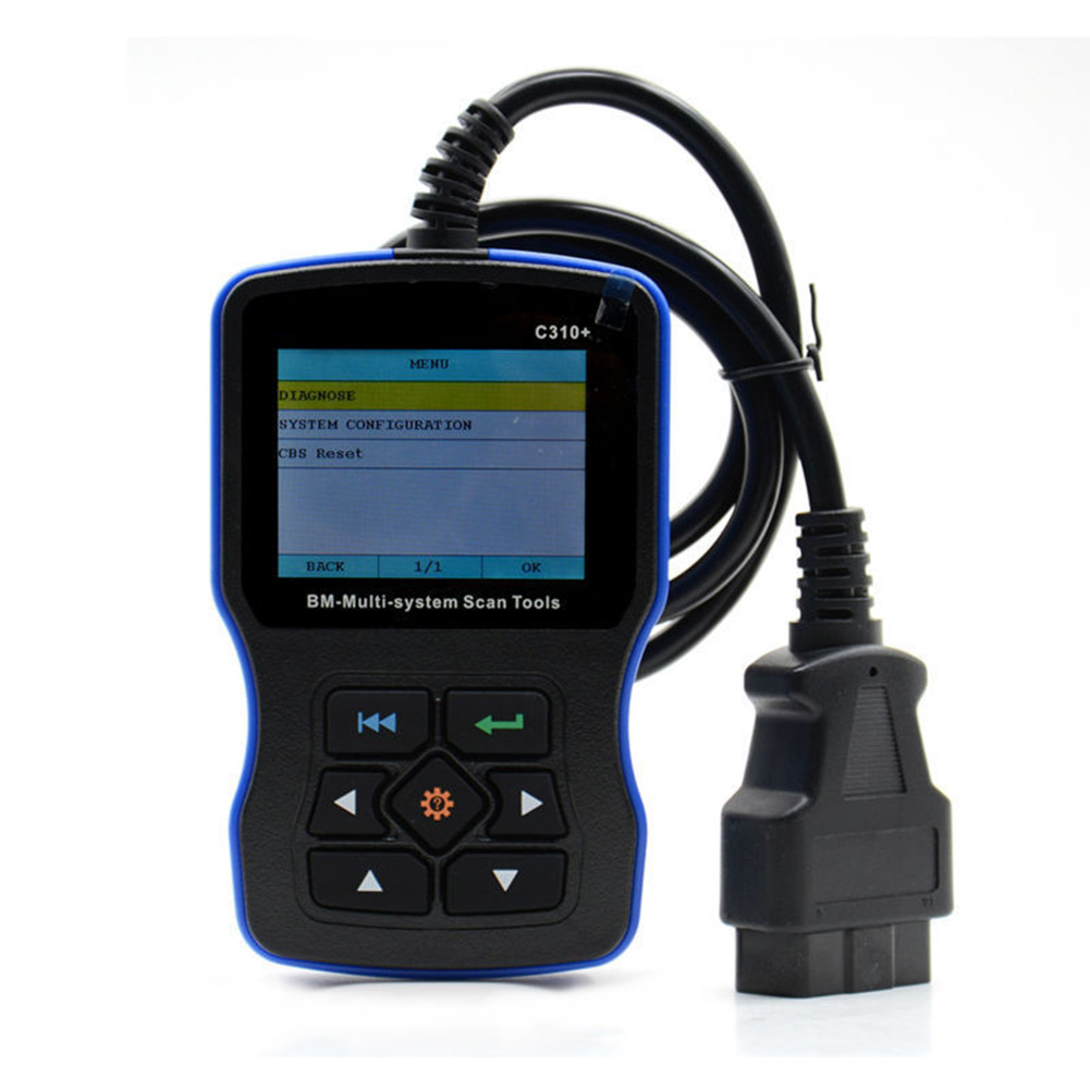 C310+ Car Detector Fault Diagnosis Instrument Tool Multilingual Code Reading Card Automobile Scan Tool