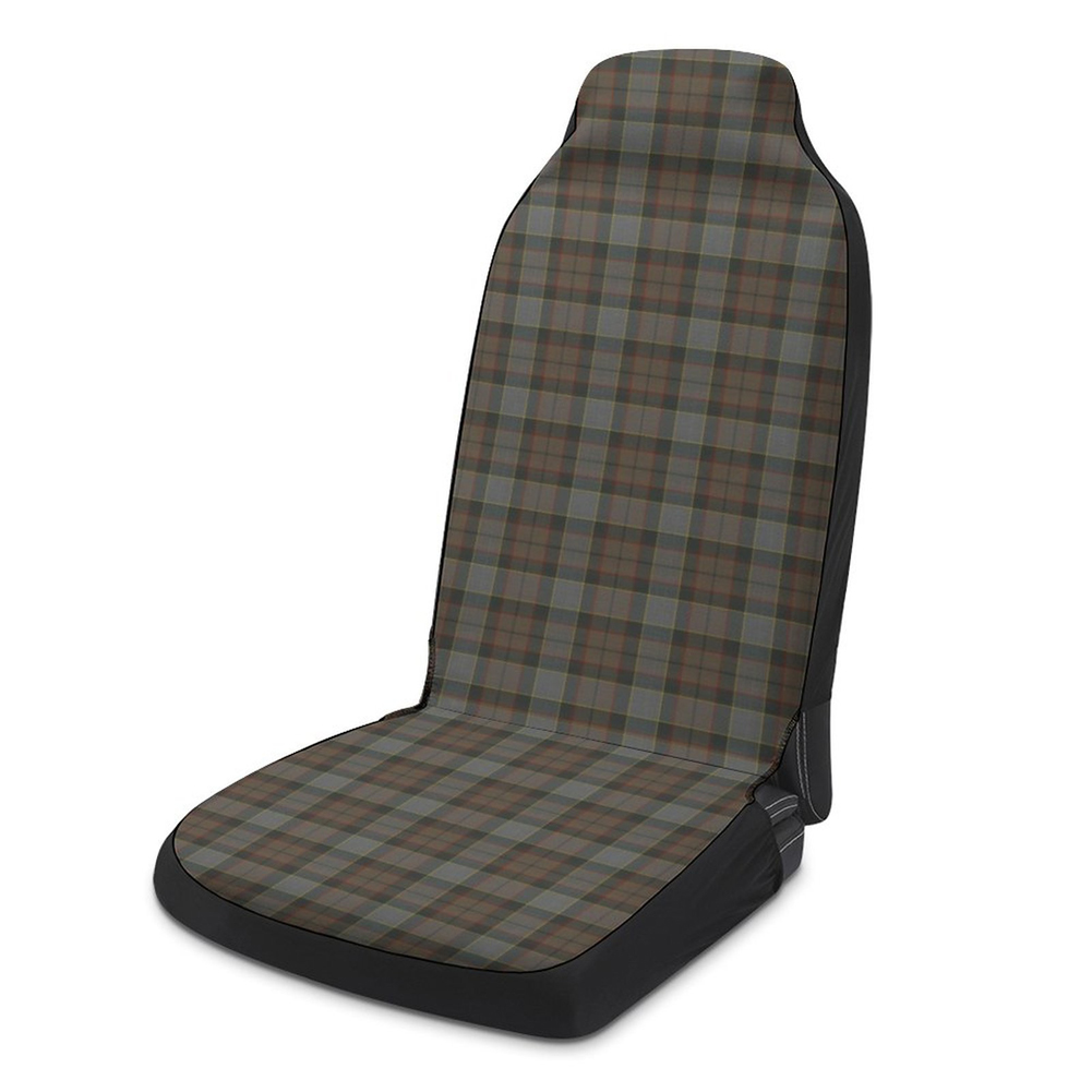 Car Driver Seat Cover Breathable Plaid Printing Single Seat Cover Interior Accessories Styling Supplies