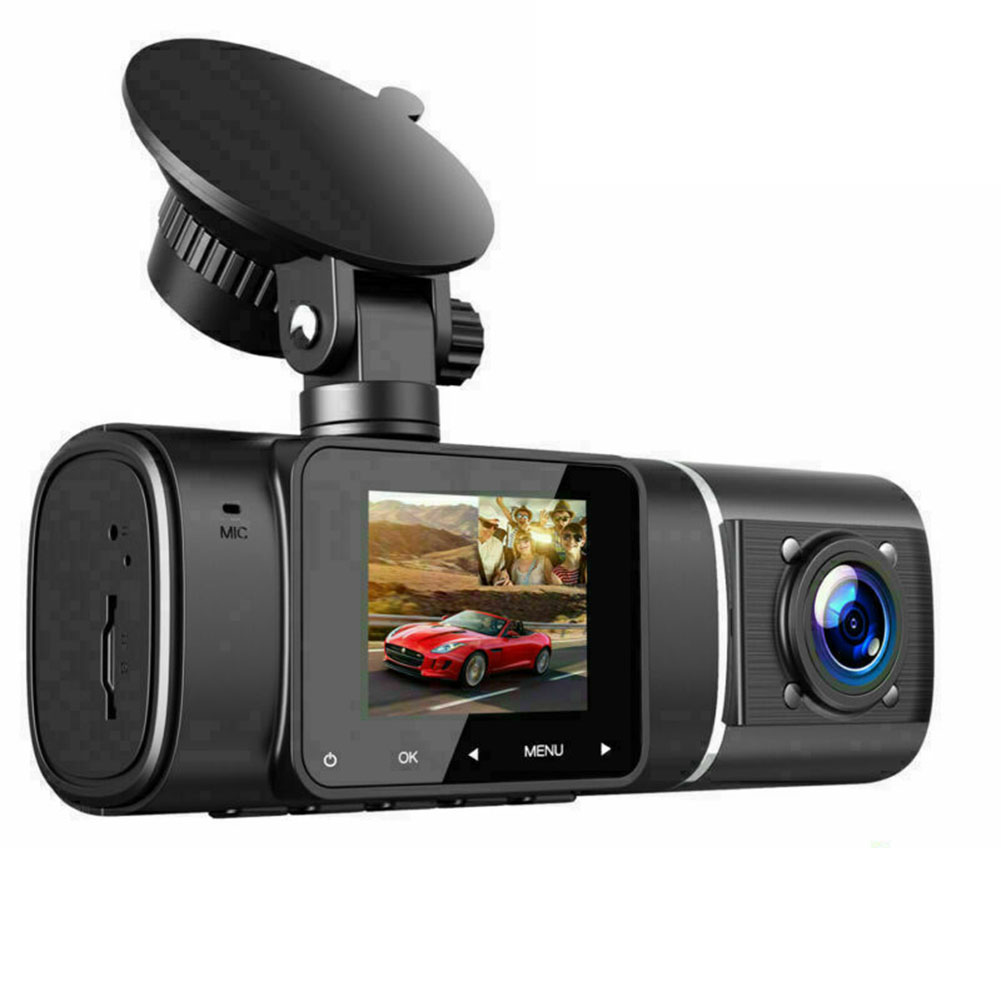 Car  Driving  Recorder 1080p Front Car Dvr Video Recorder Infrared Night Vision Hdr Technology Gravity Sensing Dual Dash Camera