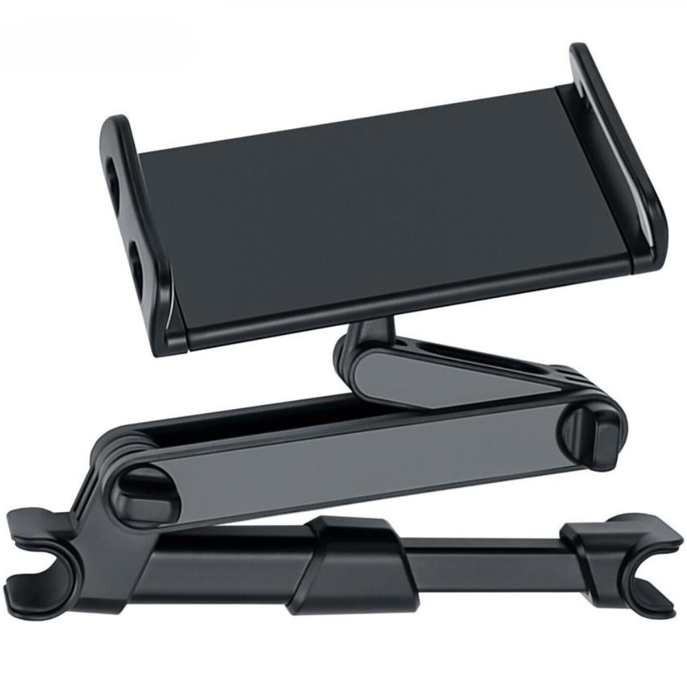 Car Headrest Tablet Mount Holder Compatible For Ipad Mobile Phone Universal Telescopic Rack Support Frame