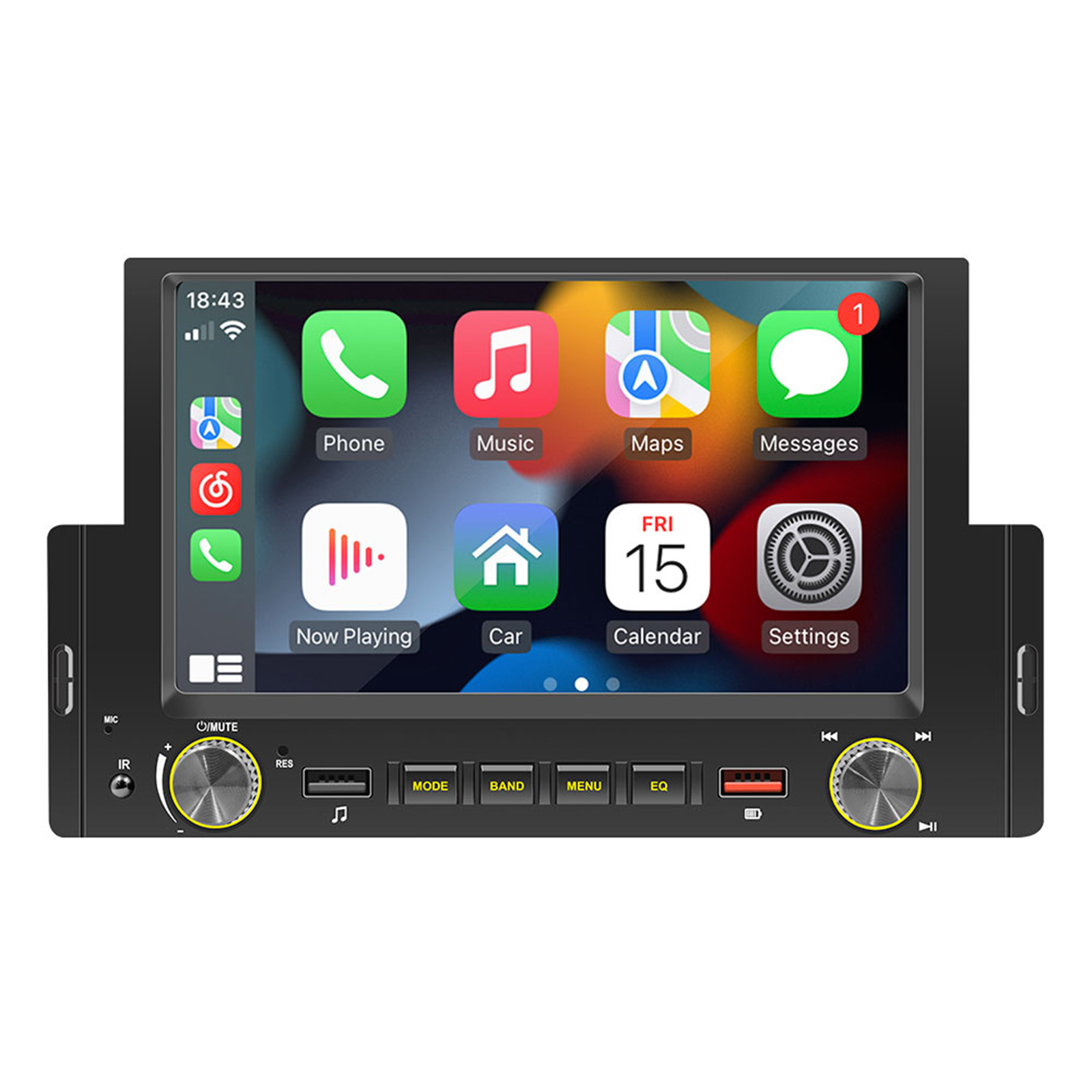 Car Mp5 Player 6.2 Inches Mp4 Radio Bluetooth Usb Interface for Android-auto iOS Carplay