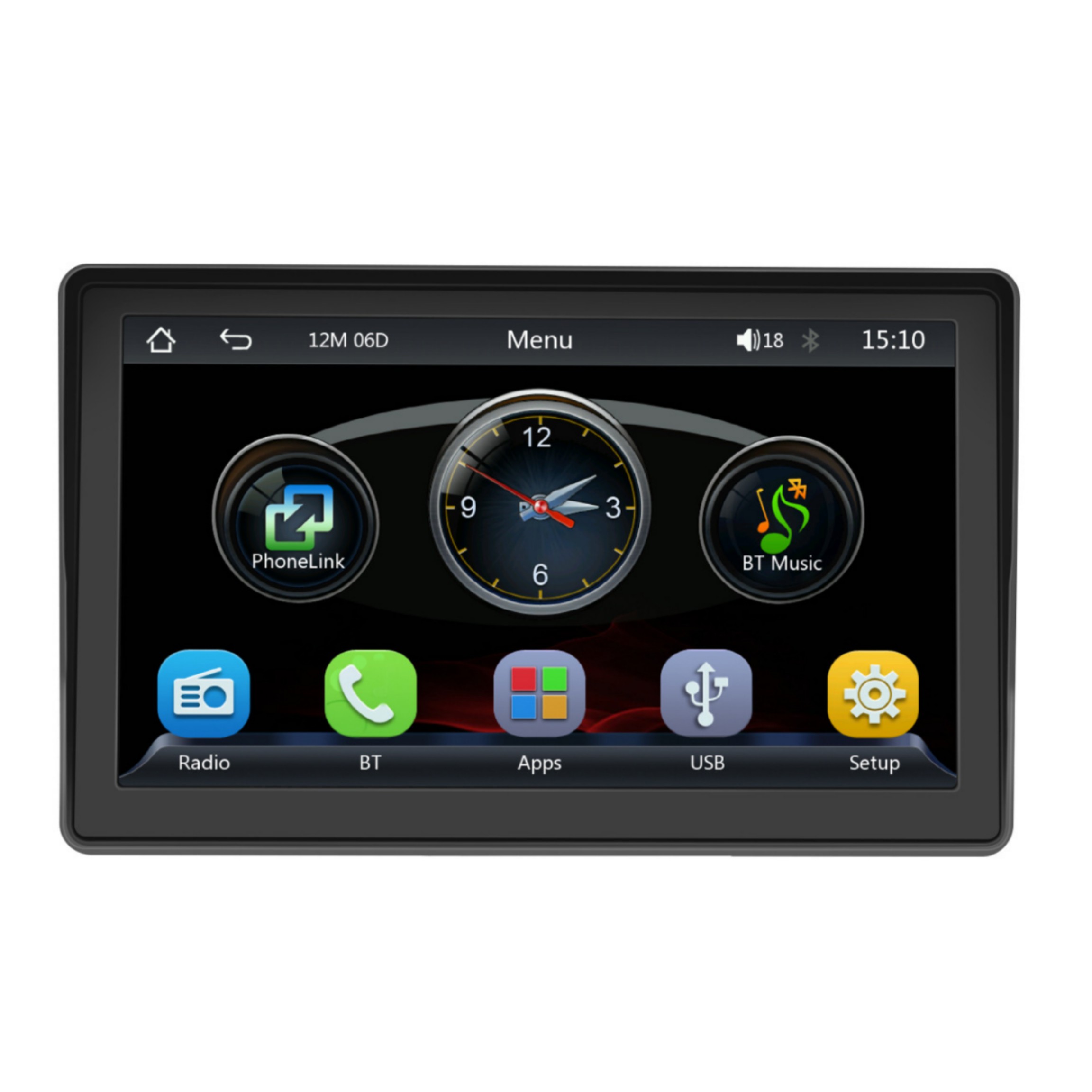 Car Radio 7-inch HD Multimedia Video Playback Mp5 Player Bluetooth Kit for Carplay