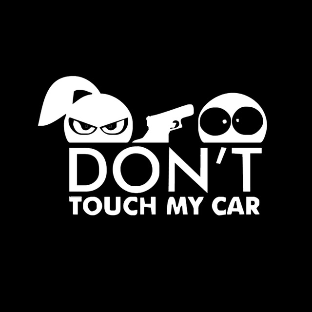 Car Styling Funny Car Sticker for Warning Do Not Touch My Car
