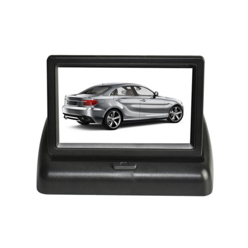 Car Video Foldable Monitor Camera Night Vision Rear View Auto Parking Assistance System With Tft Display