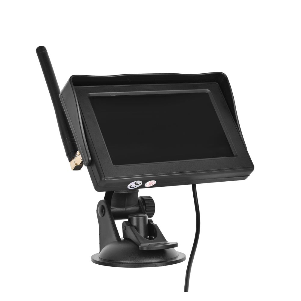 Digital Wireless Car Monitor 4.3 Inch Lcd Display Night Vision Parking Reversing Camera for Bus Truck