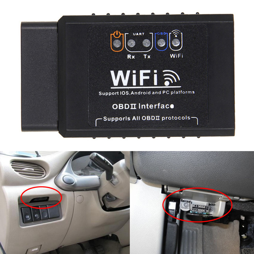 ELM327 V1.5 OBD2 WIFI  Car Diagnostic Scanner Auto Code Reader Scanner