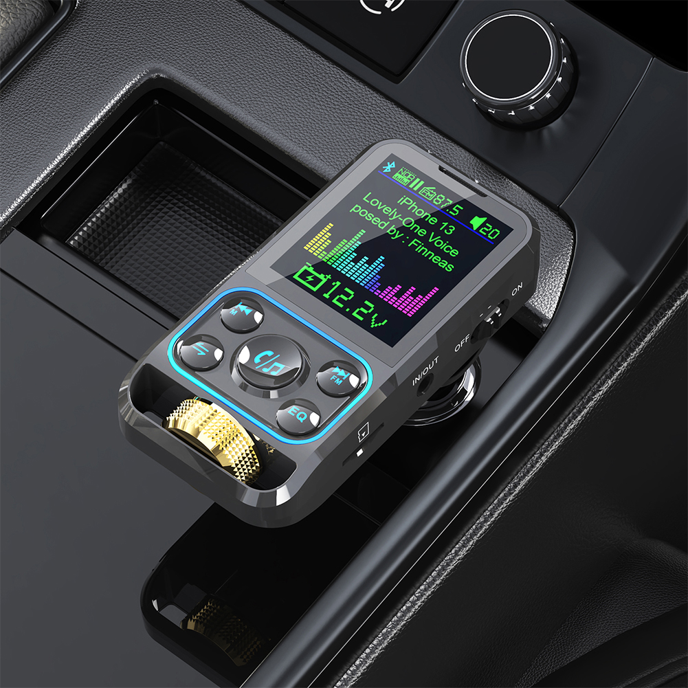 Fm Transmitter Wireless Car Handsfree Bluetooth Mp3 Player