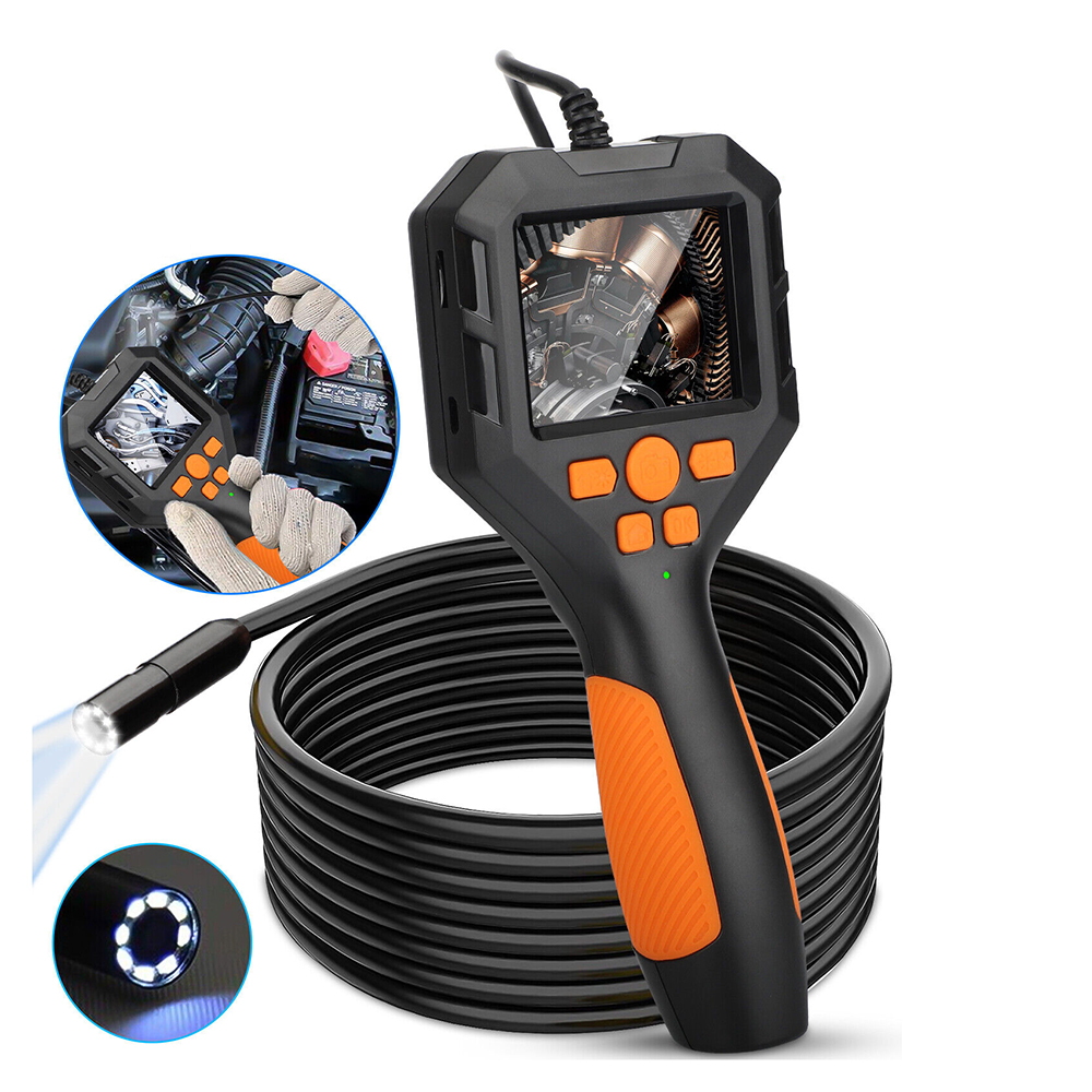 HD 1080P Led Handheld Borescope 2.8-inch Ips Screen 8mm Inspection Camera Industrial Endoscope for Auto Repair