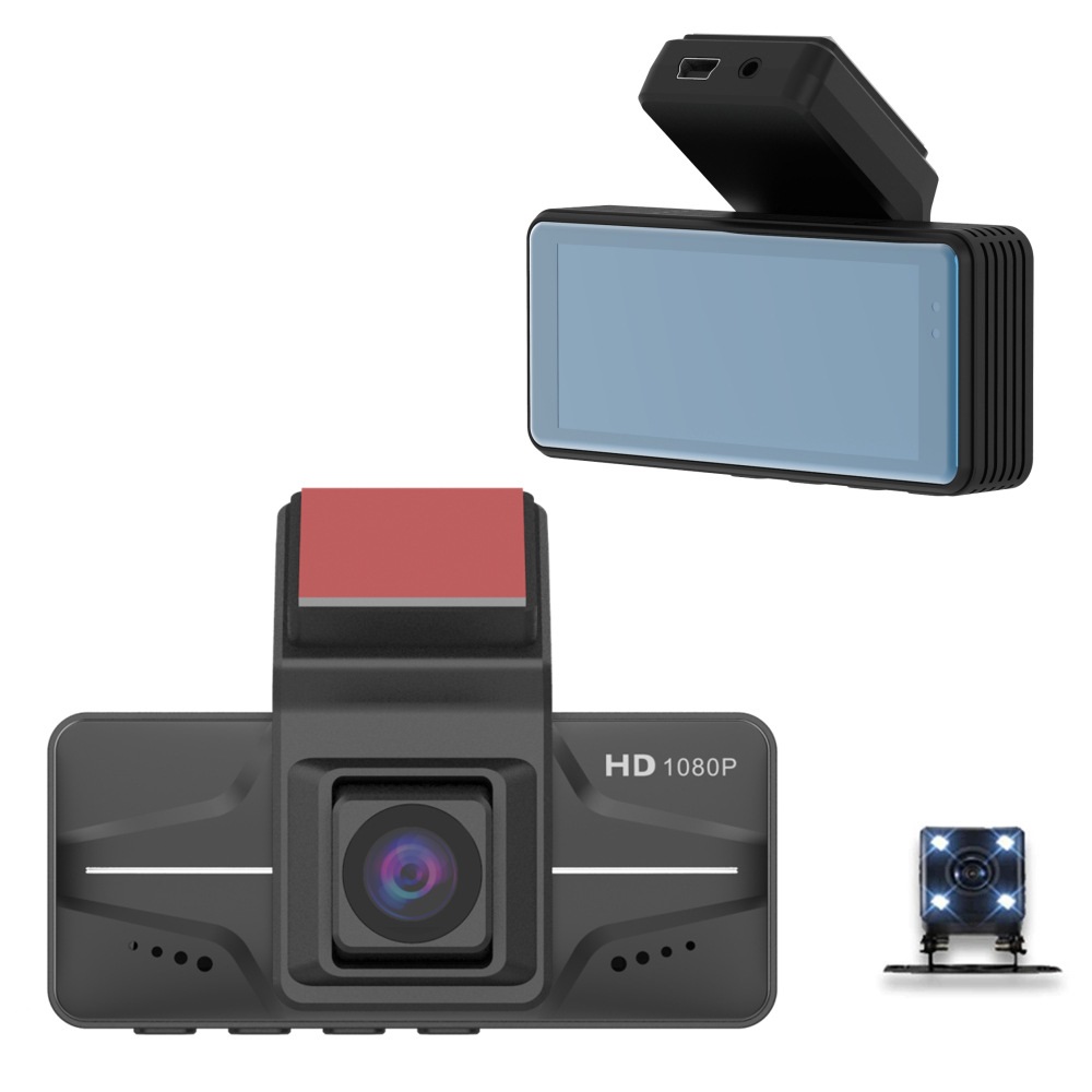 Hidden Driving Recorder 3.16-inch Screen HD 1080P Dual Recording Car Dvr Night Vision Camcorder