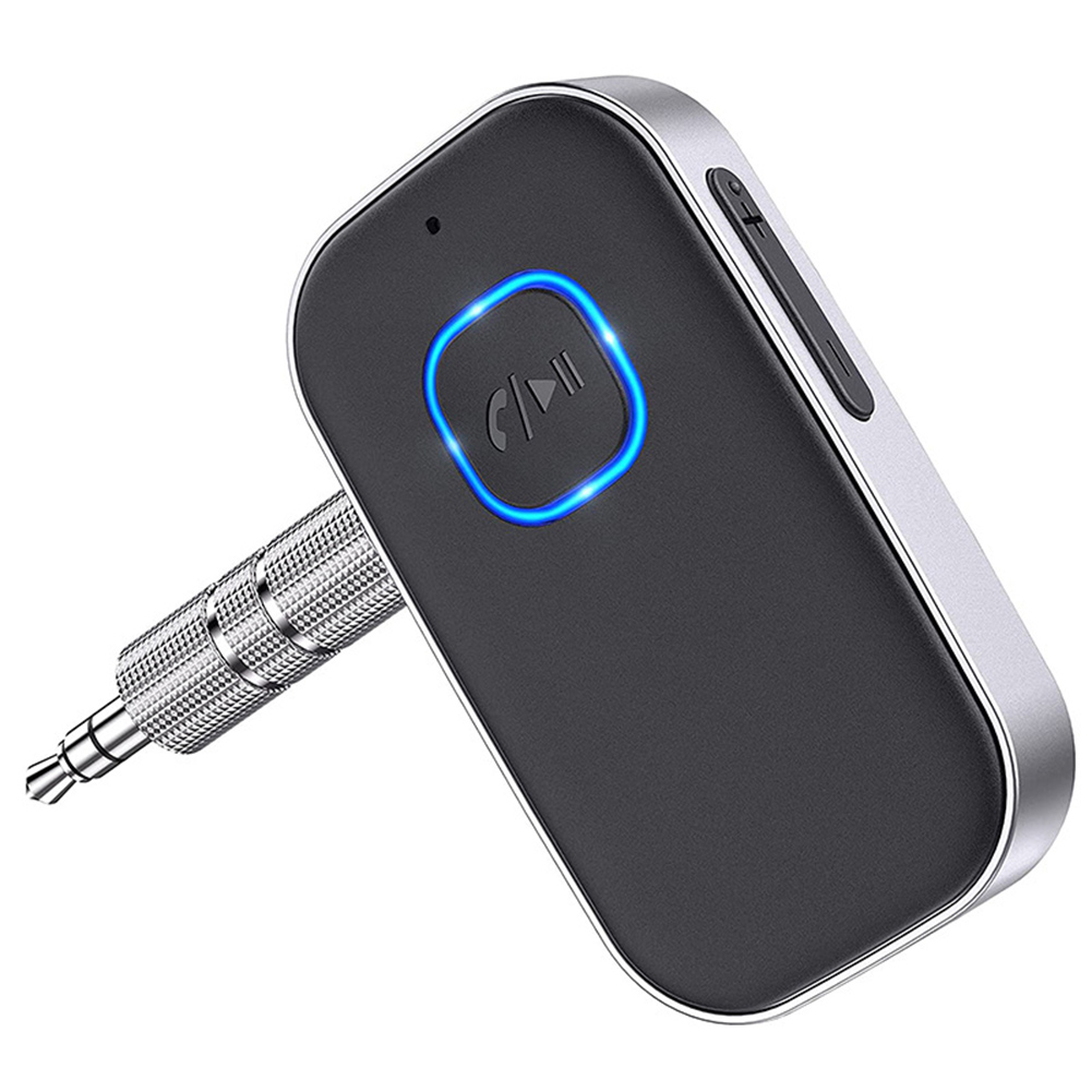 J22 Bluetooth-compatible Receiver With Mic 3.5mm Aux Wireless Audio Amplifier Adapter Car Handsfree Kit