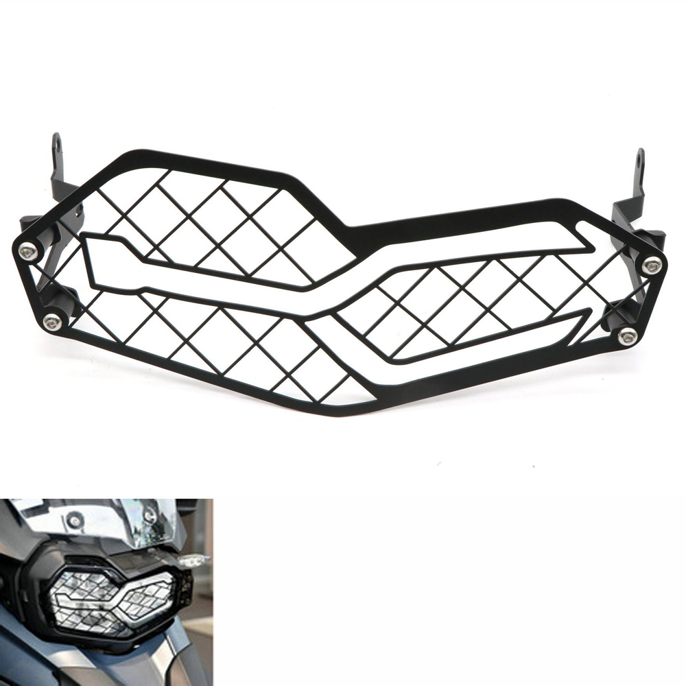 Motorcycle Headlight Protection Stainless Steel Grille Mesh for BMW F750GS F850GS 18-19