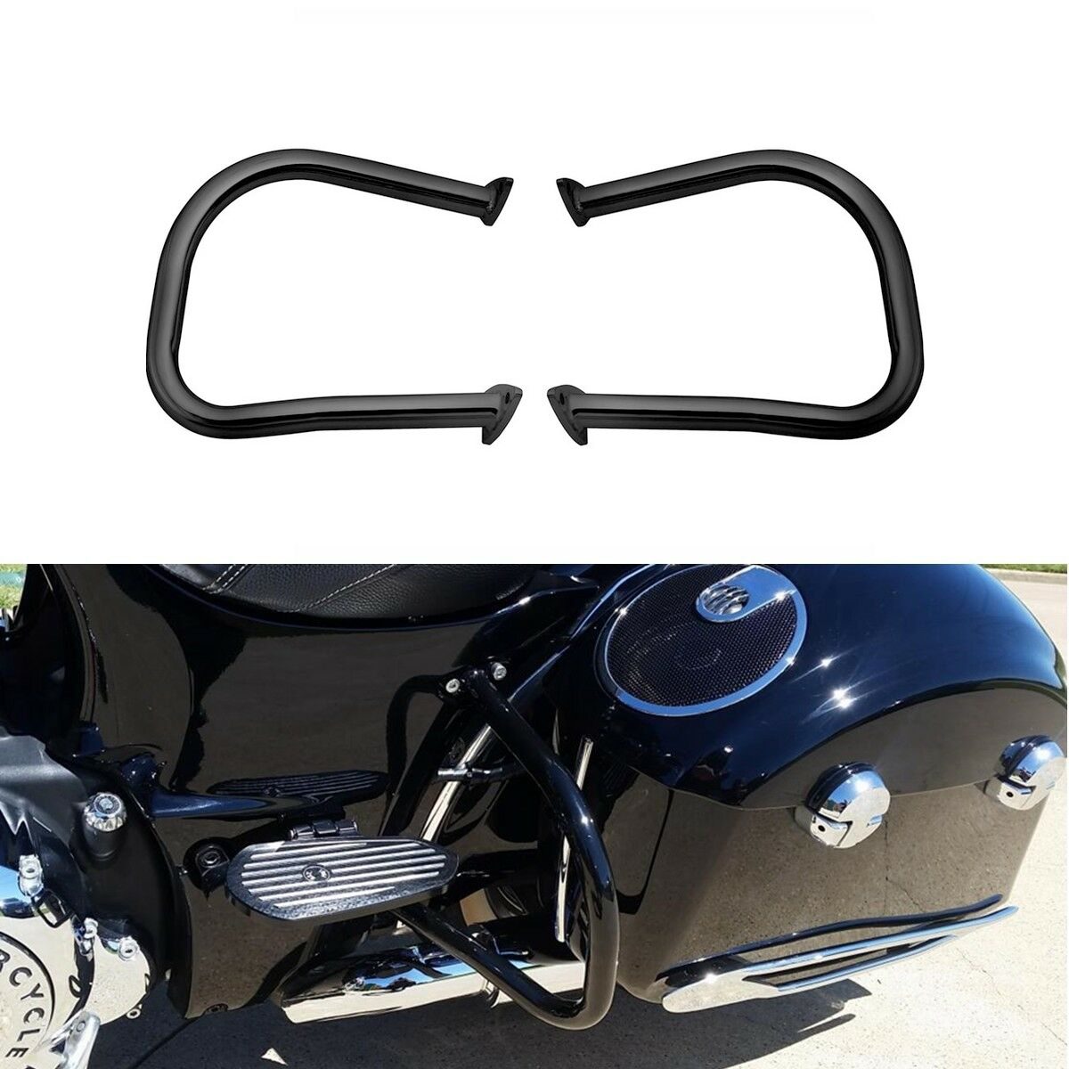 Motorcycle Rear Highway Bars For Indian Chief Chieftain 14-19 Roadmaster