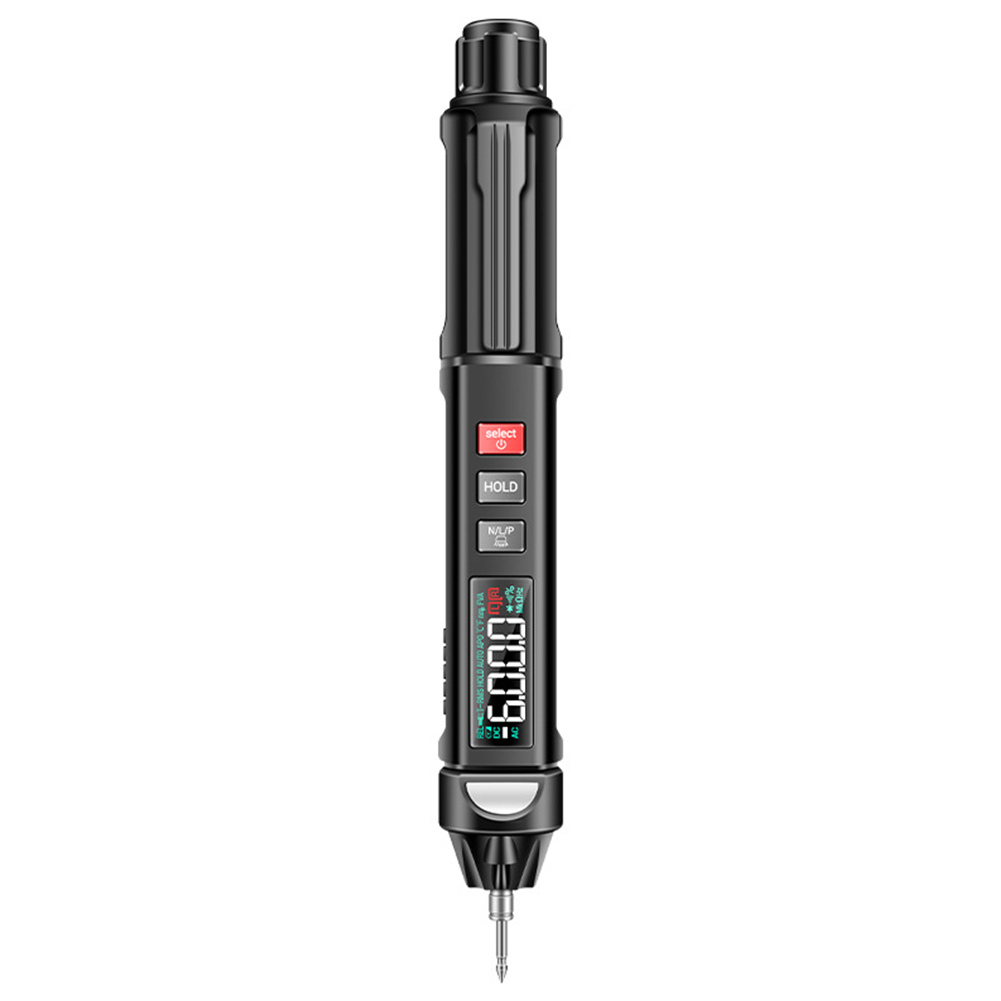 Pen Type Digital Multimeter Ac/Dc Voltage Tester 6000 Counts Intelligent Current Meter with Flashlight