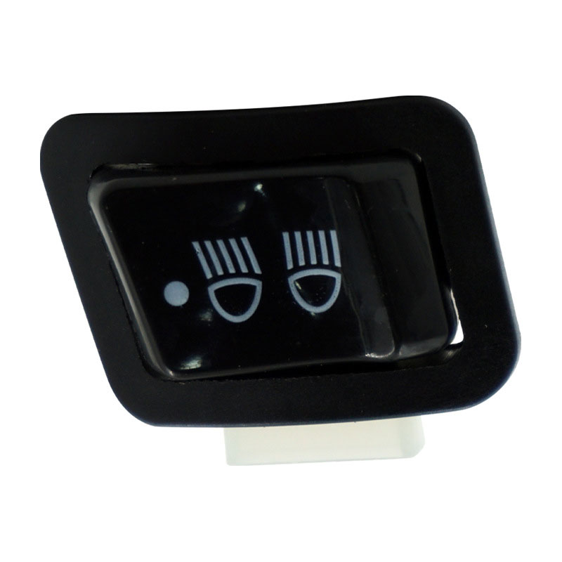 Plastic Universal Tri-way  Switch Hi/low Light Switch High Temperature Resistance For Motorcycle Electric Scooter Modification Accessories
