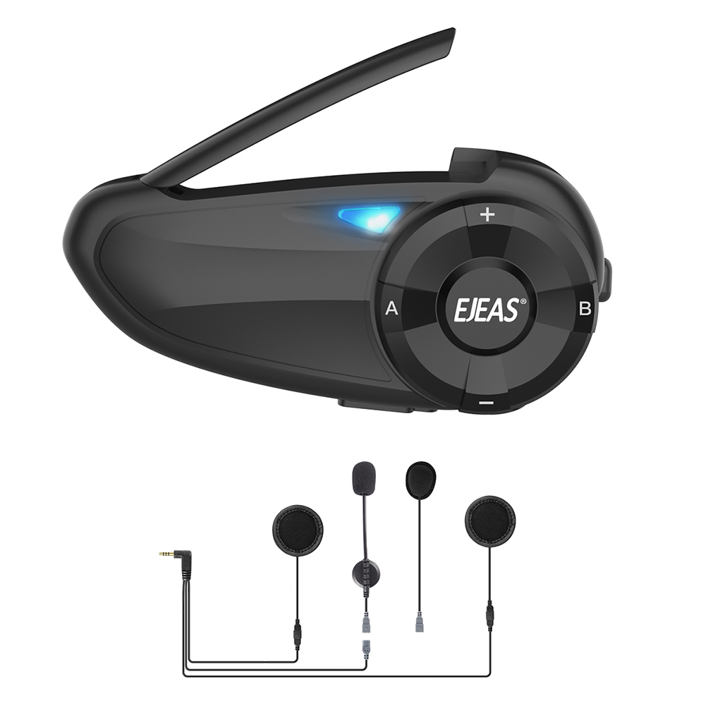 Q7 Bluetooth Motorcycle Helmet Headset 800 Meters 7 Riders Wireless Noise Reduction Intercom
