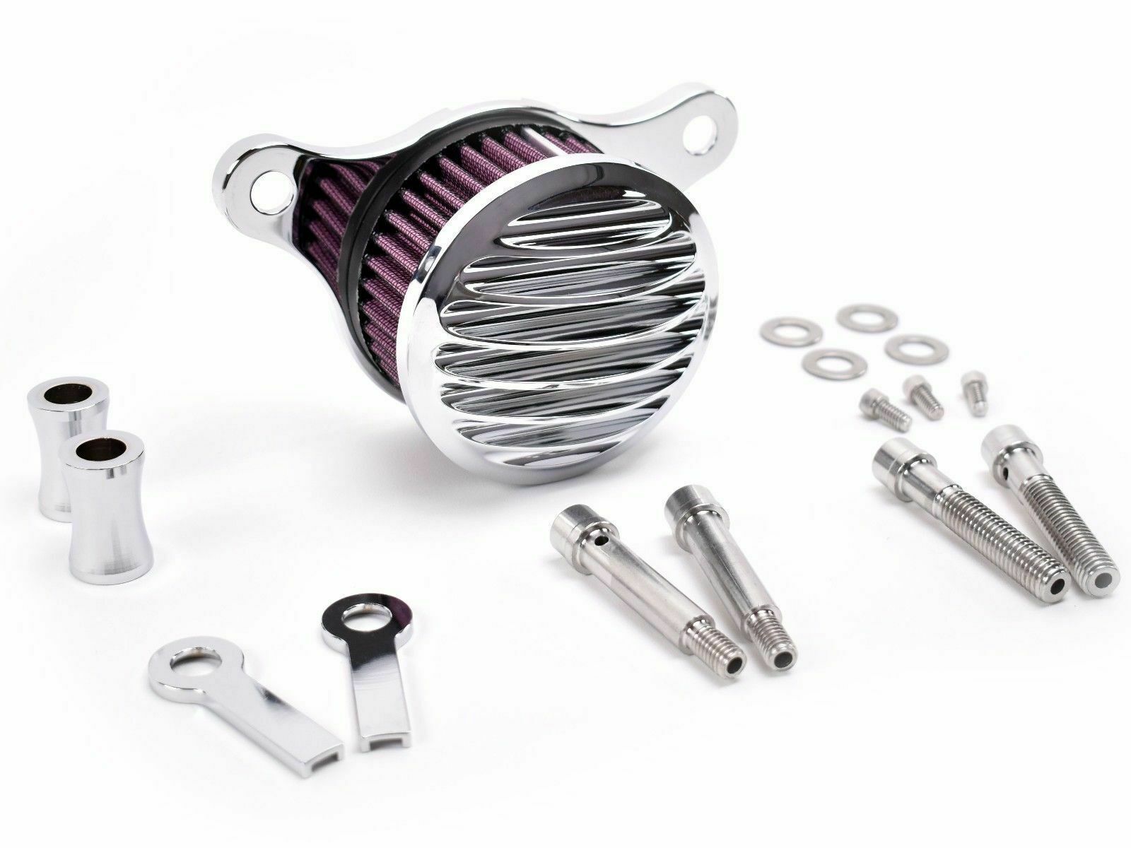 Ribbed Air Cleaner Kit 4 inch Intake Filter