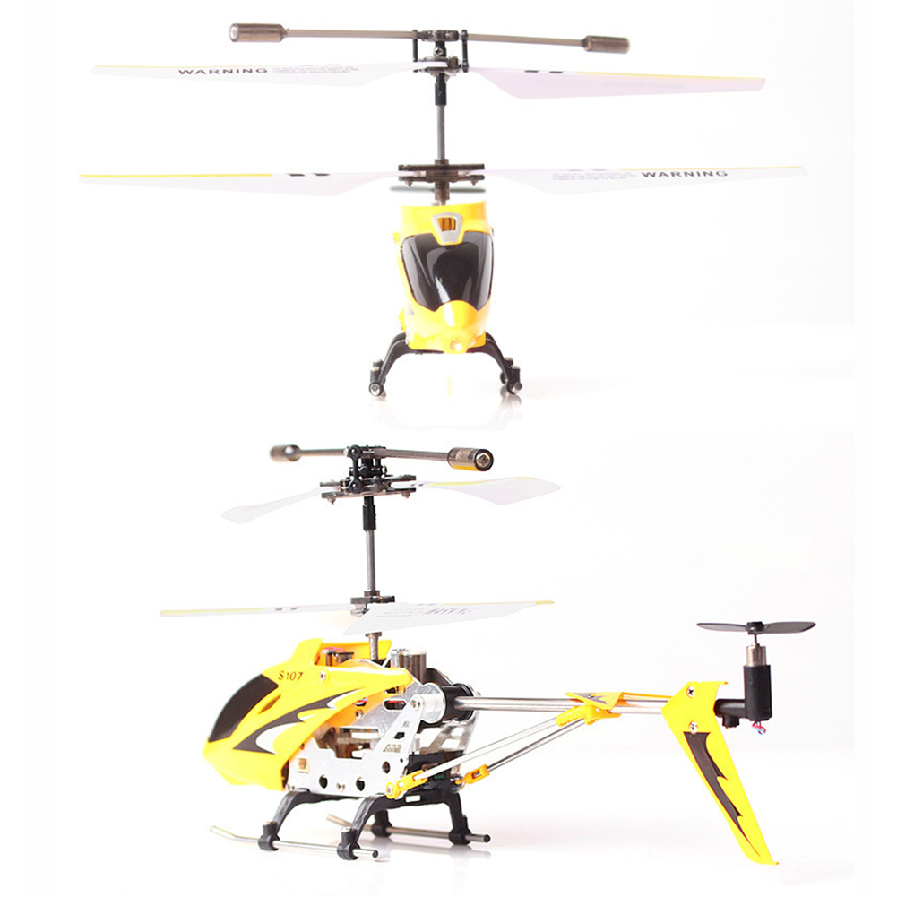 S107g Remote Control Helicopter Model Toys 3-channel Fall-resistant Remote Control Aircraft for Kids Gifts