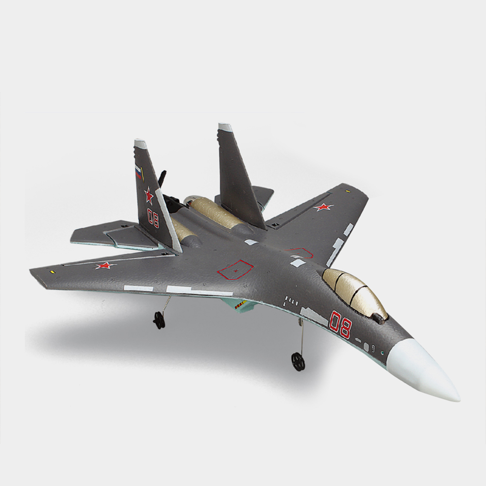 SU-35 2.4G Remote Control Glider 6–axis Gyro Fixed Wing 6D Inverted Flight LED Night Flight Model Aircraft Toy
