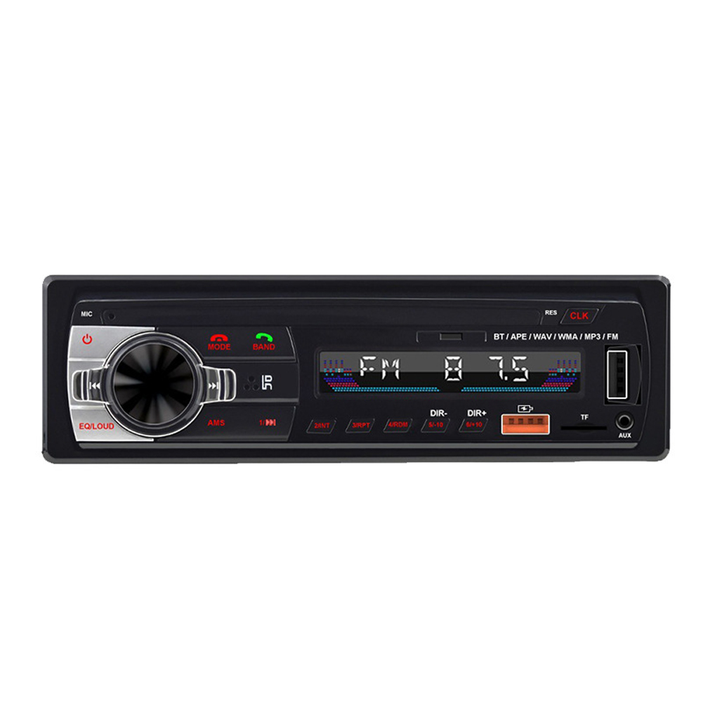 Single Din Car Mp3 Player Stereo Receiver Bluetooth-compatible Hands-free Calling U Disk Player Fm Radio