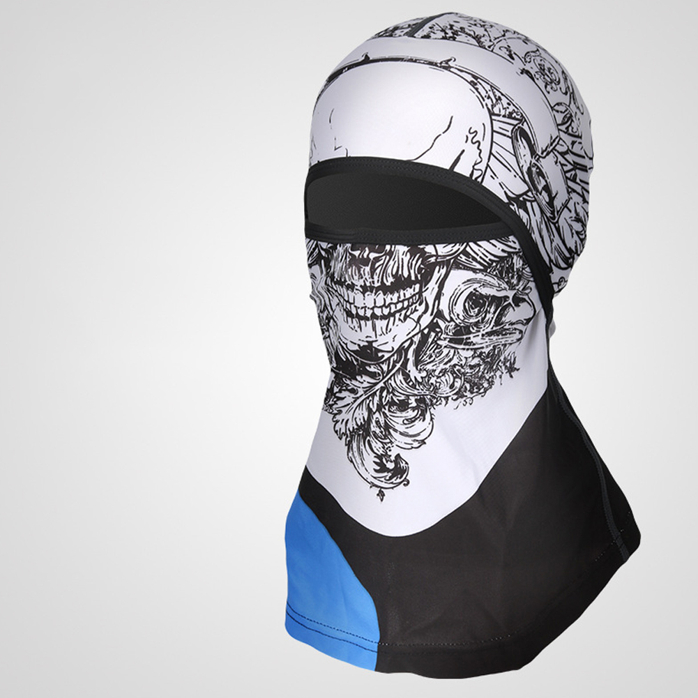 Sports Headwear Motorcycle Riding Headgear Magic Sport Scarf Full Face Mask Balaclava One size_Skull B