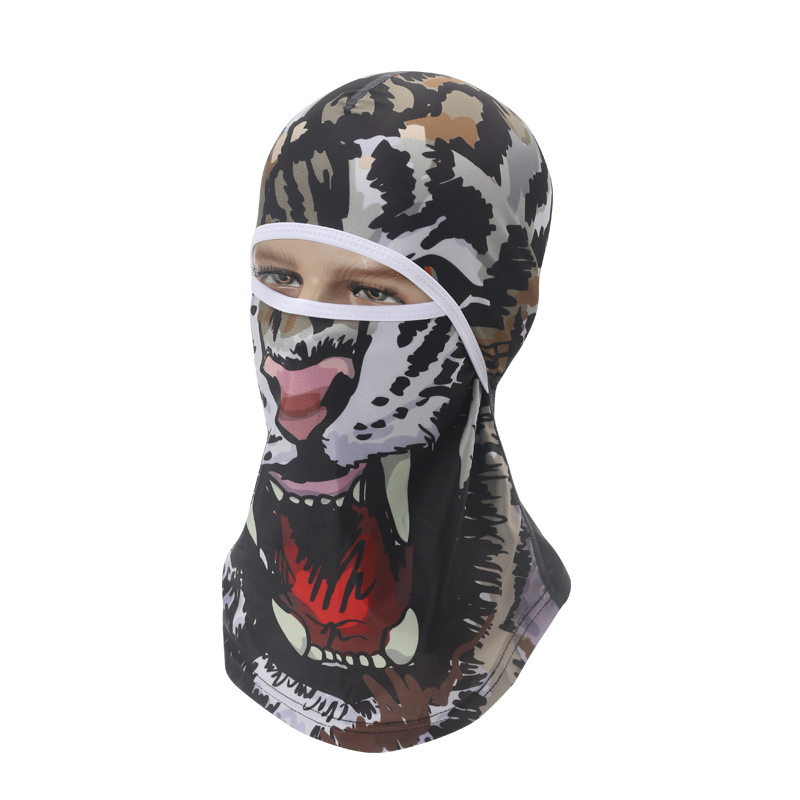 Sports Headwear Motorcycle Riding Headgear Magic Sport Scarf Full Face Mask Balaclava One size_Skull B