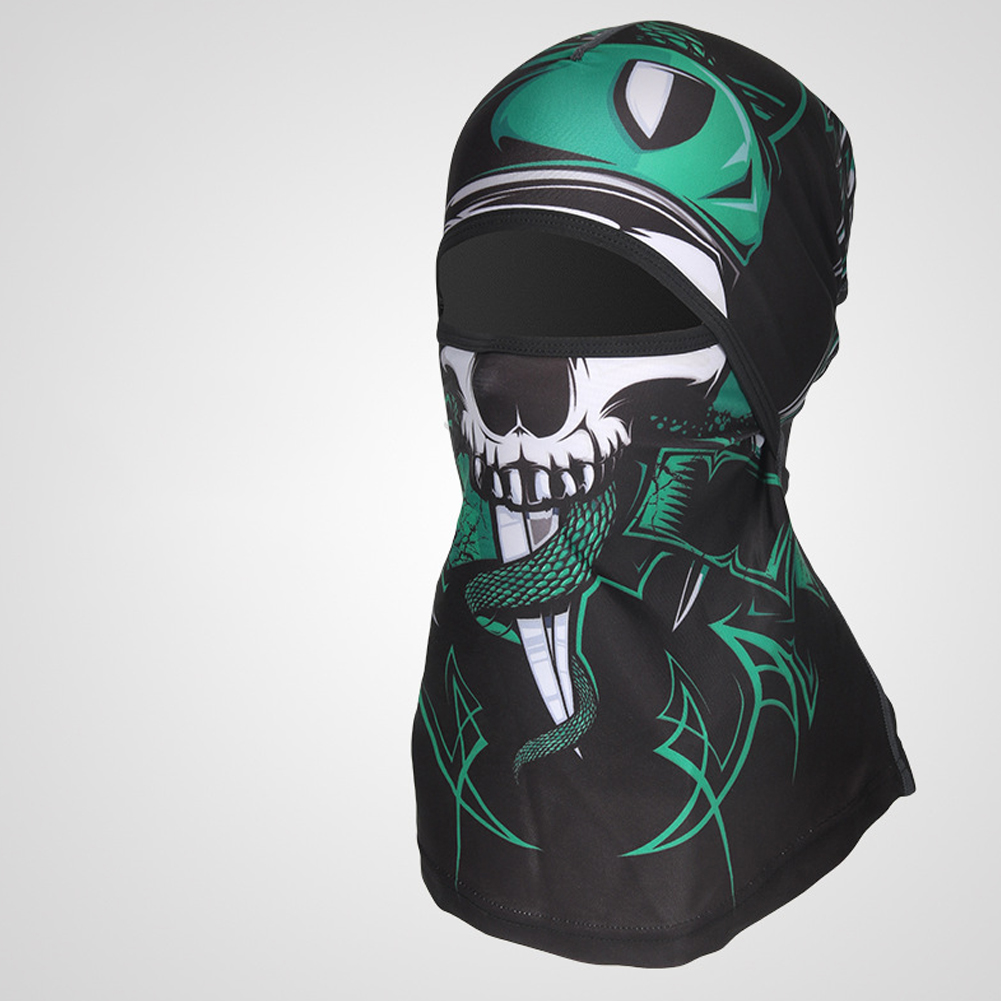 Sports Headwear Motorcycle Riding Headgear Magic Sport Scarf Full Face Mask Balaclava One size_Skull B